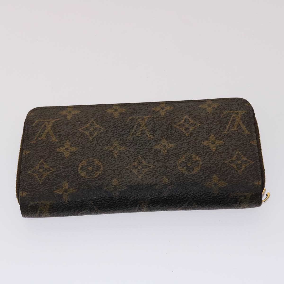 LOUIS VUITTON Monogram Pouch Long Wallet 4Set LV Auth 42062