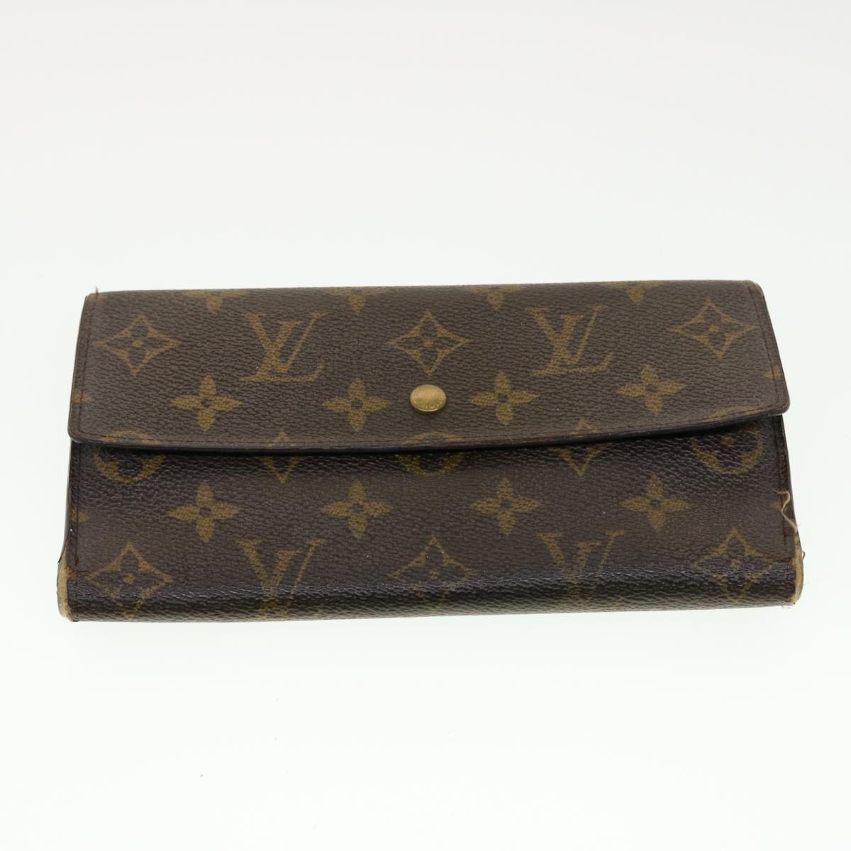 LOUIS VUITTON Monogram Wallet 4Set LV Auth ti1070