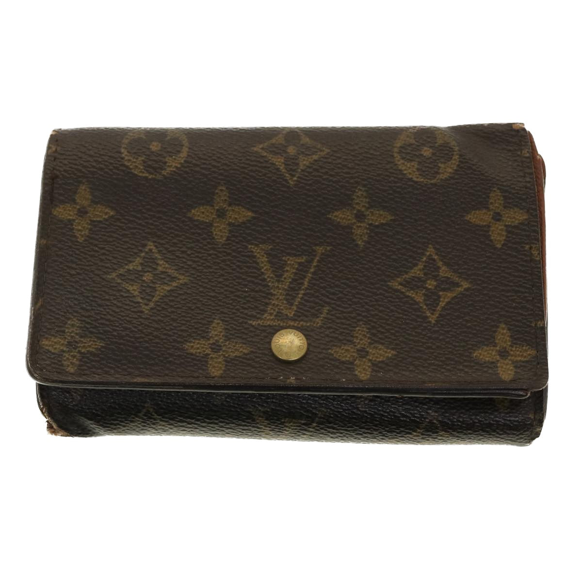 LOUIS VUITTON Monogram Wallet 4Set LV Auth ti1070