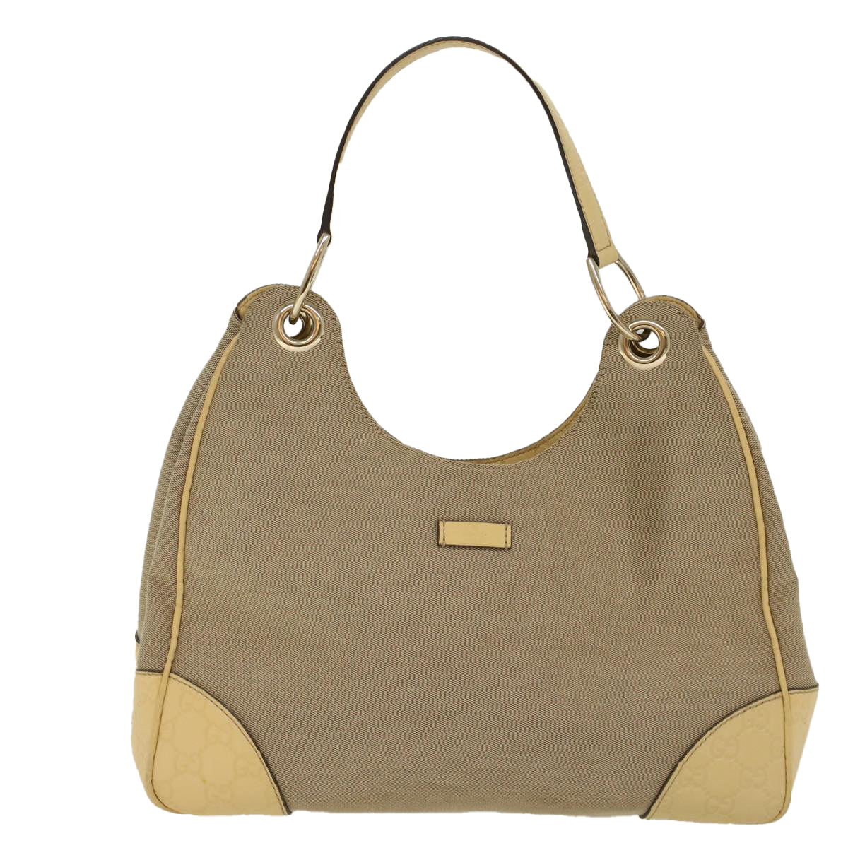 GUCCI GG Canvas Guccissima Shoulder Bag Outlet Black 257268 Auth ti1188