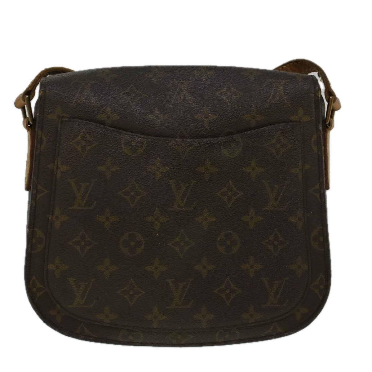 LOUIS VUITTON Monogram Saint Cloud GM Shoulder Bag M51242 LV Auth ti1274