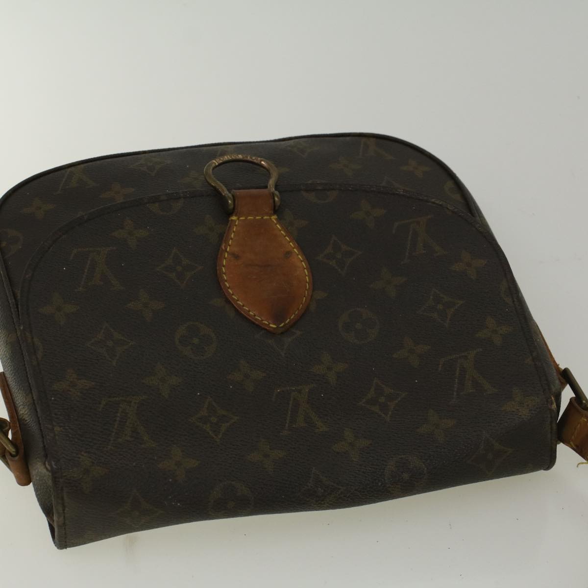 LOUIS VUITTON Monogram Saint Cloud GM Shoulder Bag M51242 LV Auth ti1274