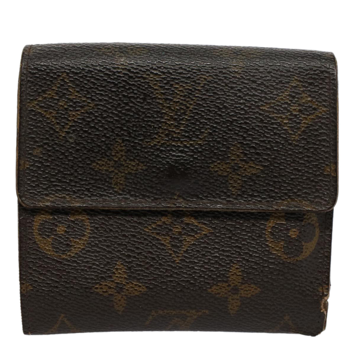 LOUIS VUITTON Monogram Porte Monnaie Bier Cartes Crdit Wallet M61652 Auth ti1277