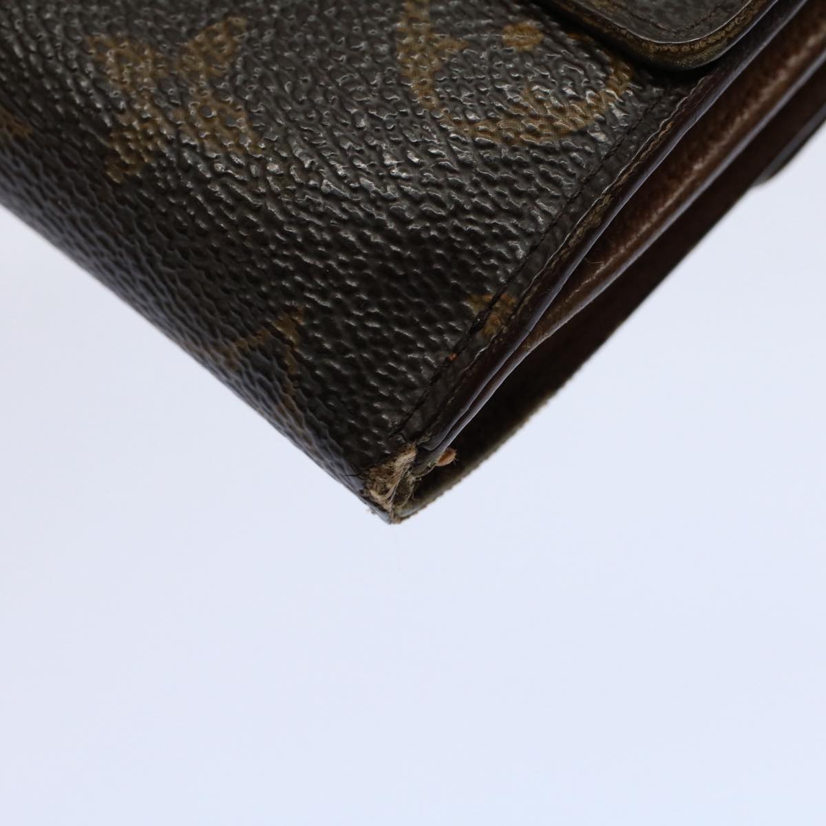 LOUIS VUITTON Monogram Porte Monnaie Bier Cartes Crdit Wallet M61652 Auth ti1277