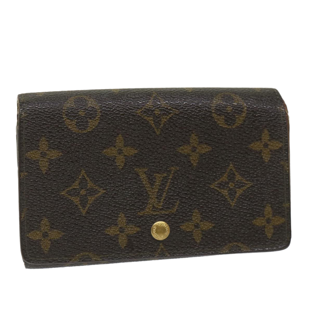 LOUIS VUITTON Monogram Portefeuille Tresol Wallet M61736 LV Auth ti1290