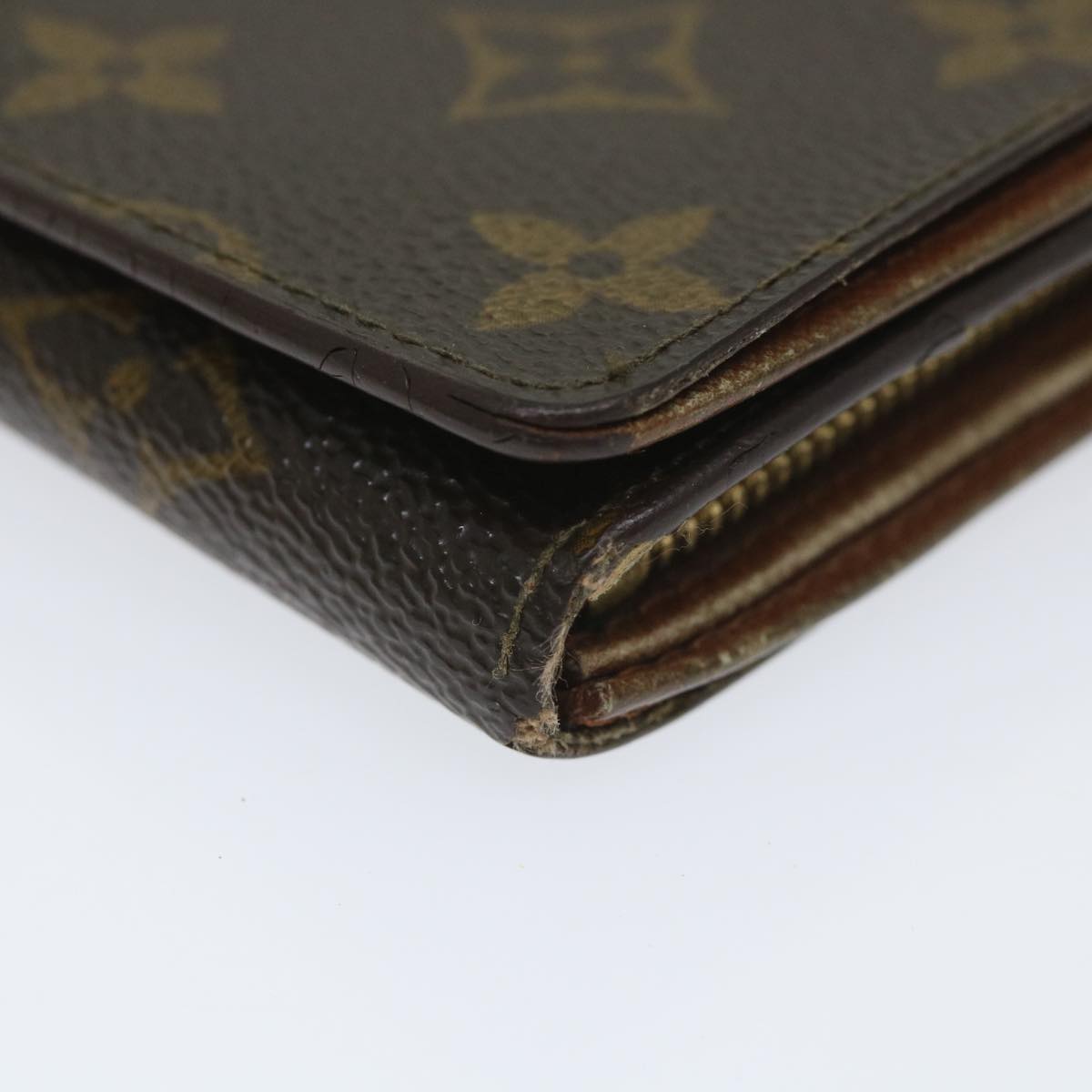 LOUIS VUITTON Monogram Portefeuille Tresol Wallet M61736 LV Auth ti1290