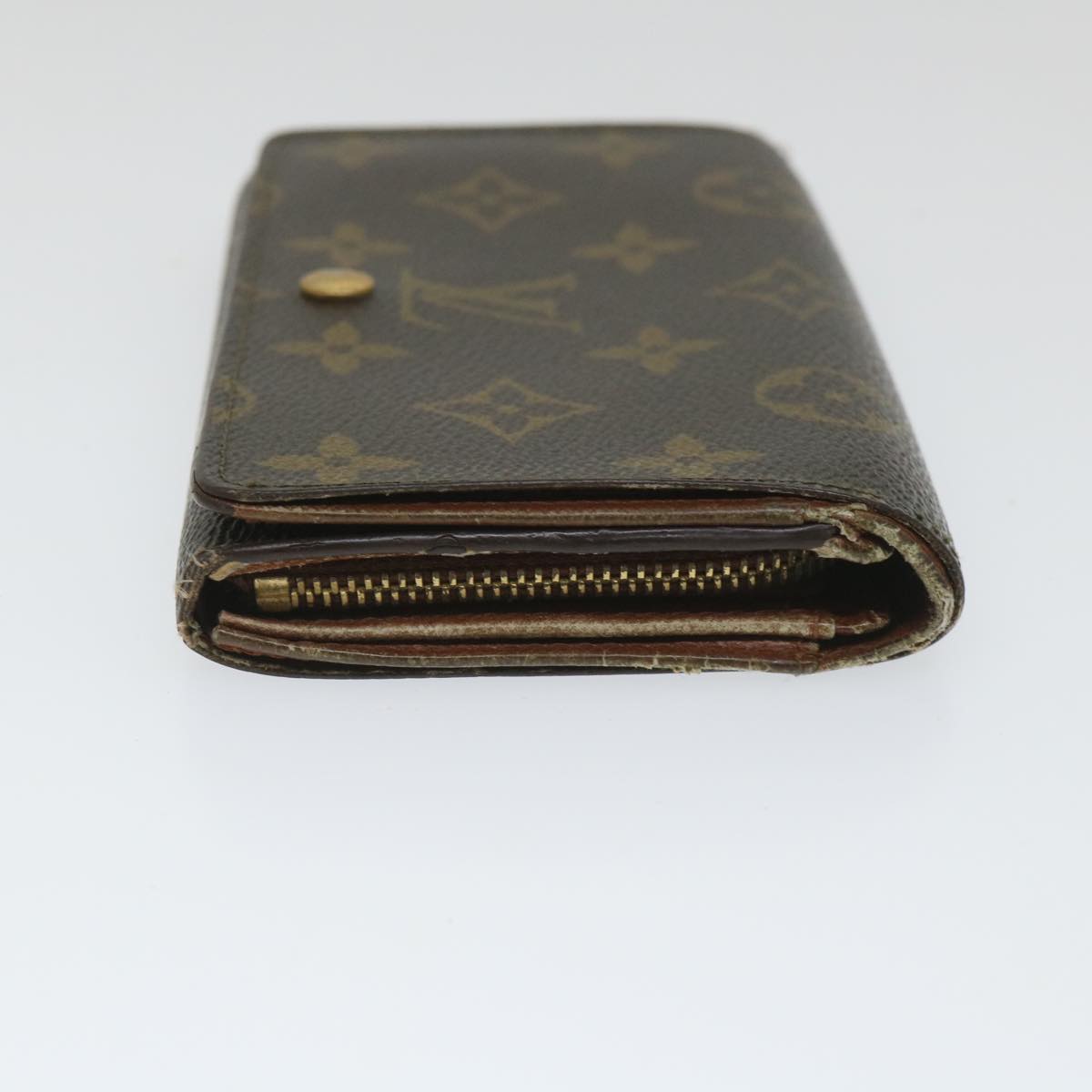 LOUIS VUITTON Monogram Portefeuille Tresol Wallet M61736 LV Auth ti1290