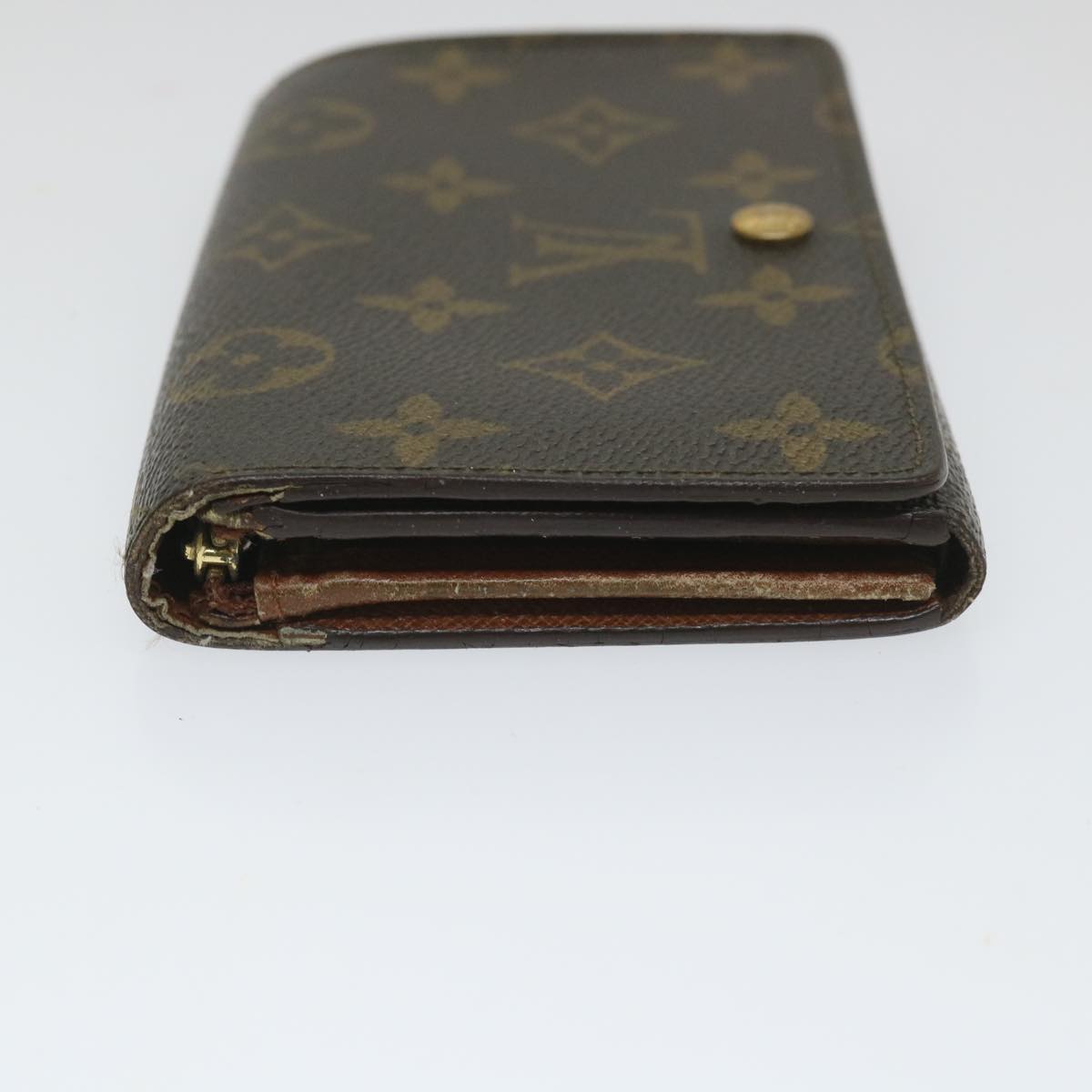 LOUIS VUITTON Monogram Portefeuille Tresol Wallet M61736 LV Auth ti1290