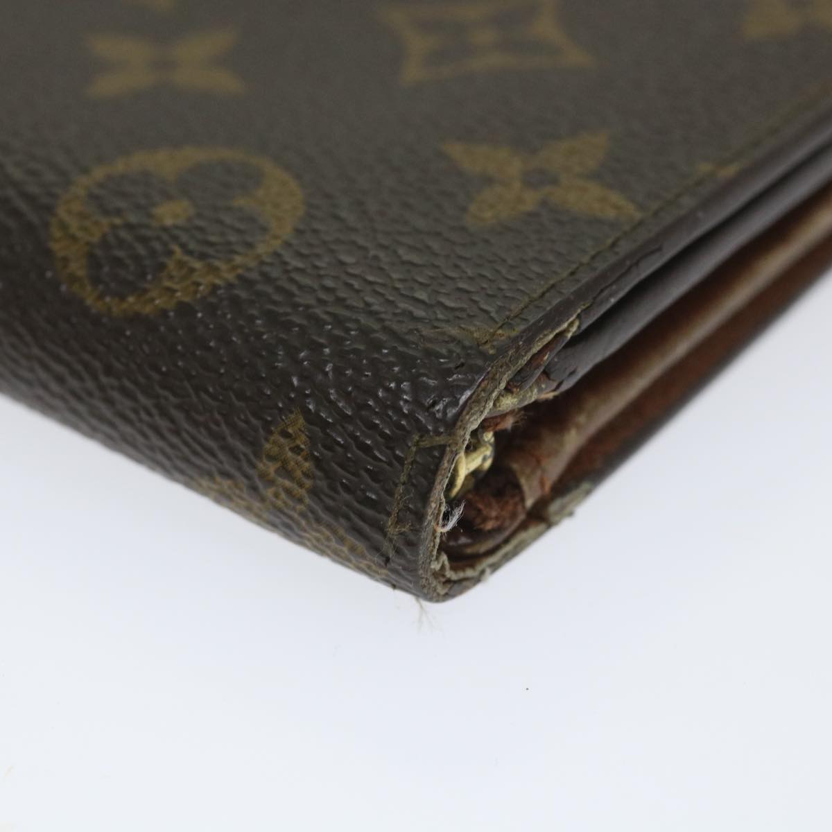 LOUIS VUITTON Monogram Portefeuille Tresol Wallet M61736 LV Auth ti1290