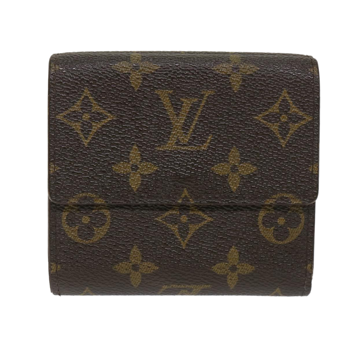 LOUIS VUITTON Monogram Porte Monnaie Bier Cartes Crdit Wallet M61652 Auth ti1297