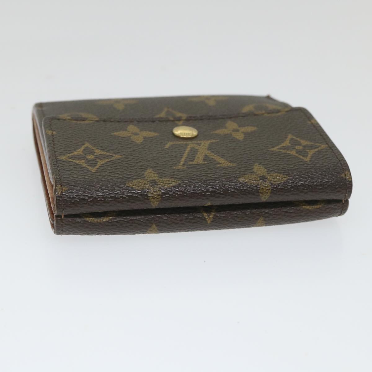 LOUIS VUITTON Monogram Porte Monnaie Bier Cartes Crdit Wallet M61652 Auth ti1297