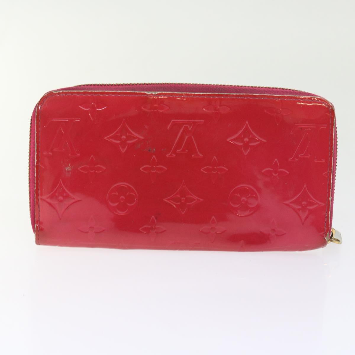 LOUIS VUITTON Monogram Empreinte Vernis Wallet 3Set Pink Beige LV Auth ti1304