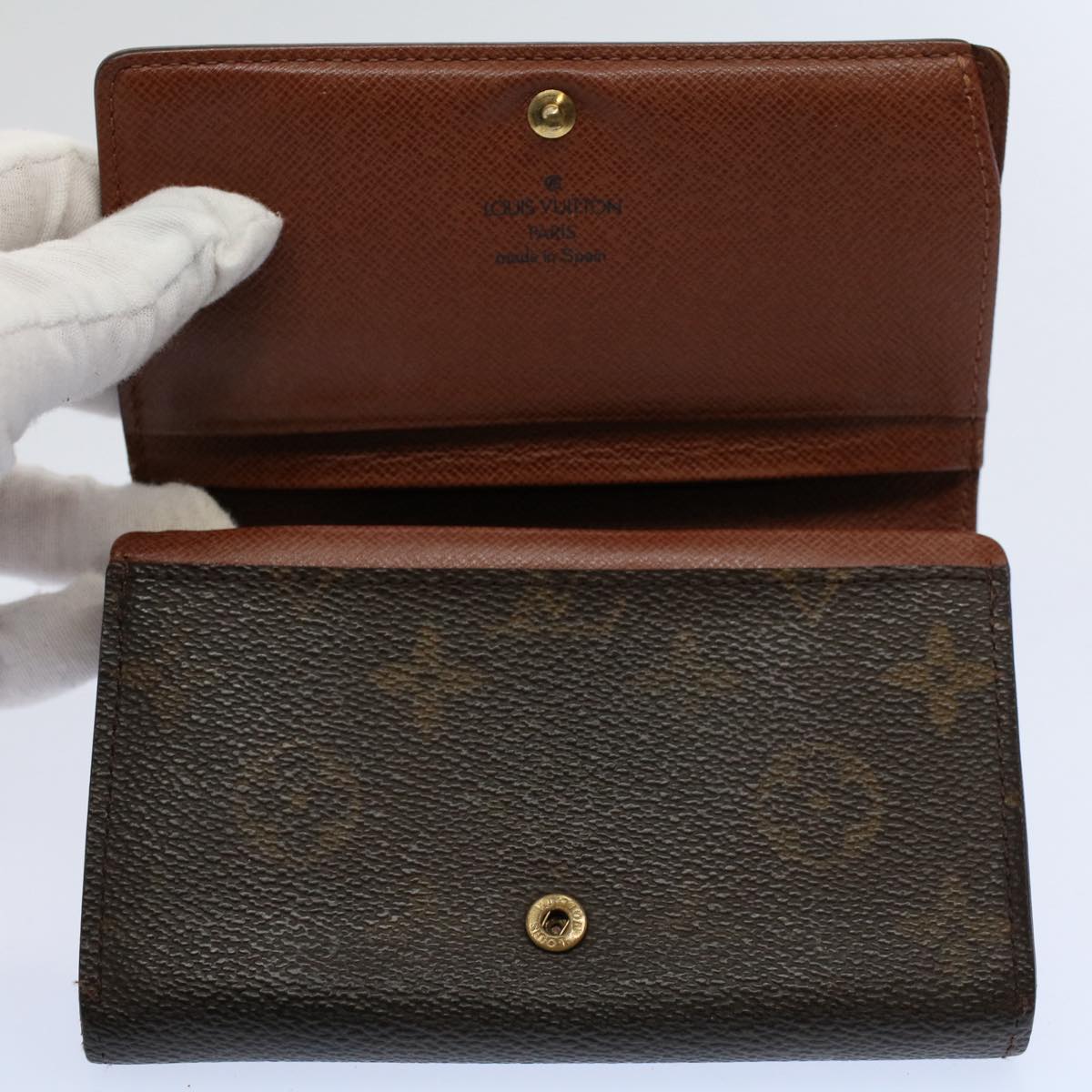 LOUIS VUITTON Monogram Wallet 6Set LV Auth ti1309