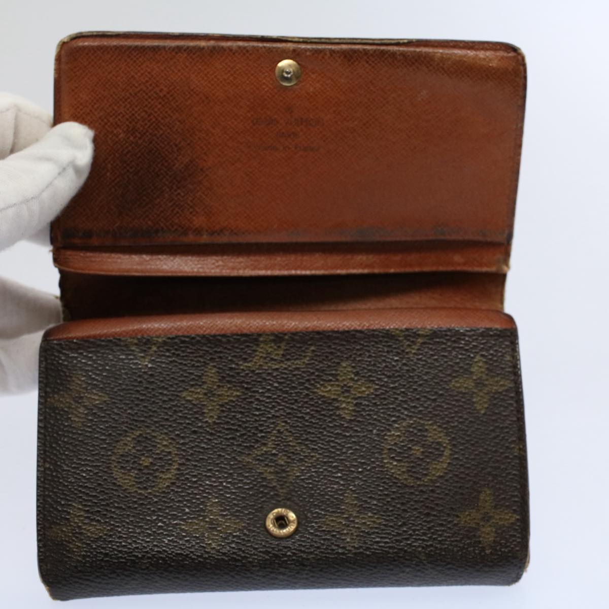 LOUIS VUITTON Monogram Wallet 6Set LV Auth ti1309