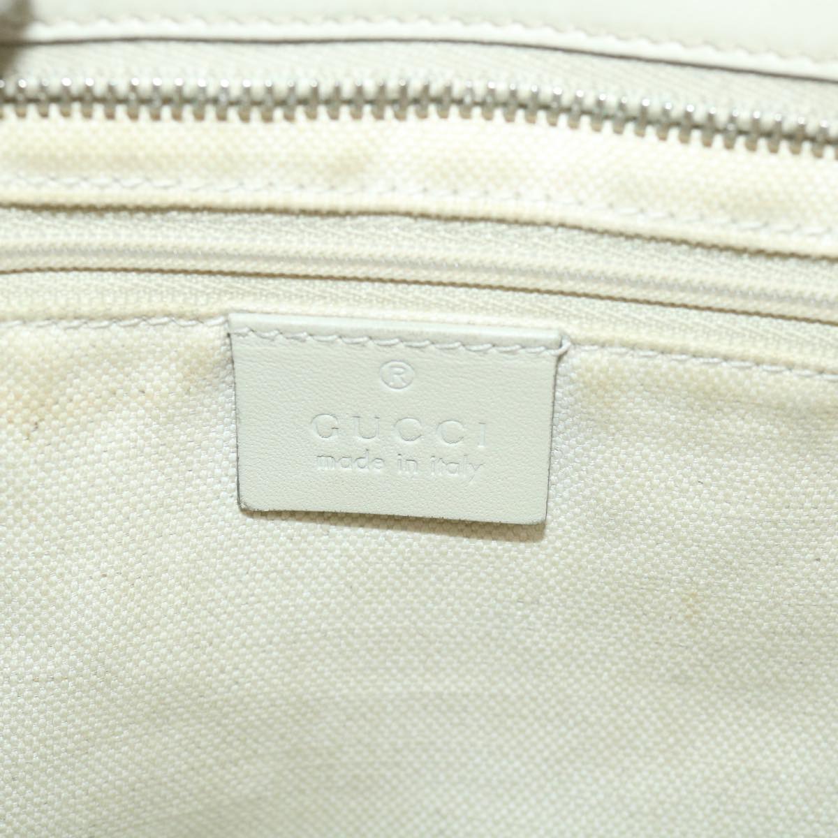 GUCCI GG Canvas Shoulder Bag Beige 296834 Auth ti1339