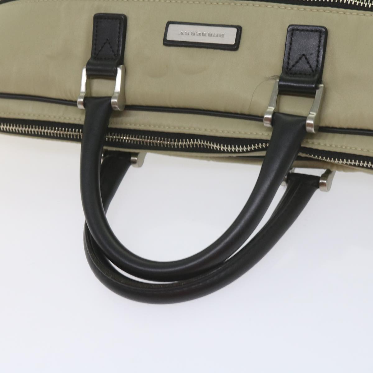 BURBERRY Hand Bag Nylon 2way Beige Auth ti1373