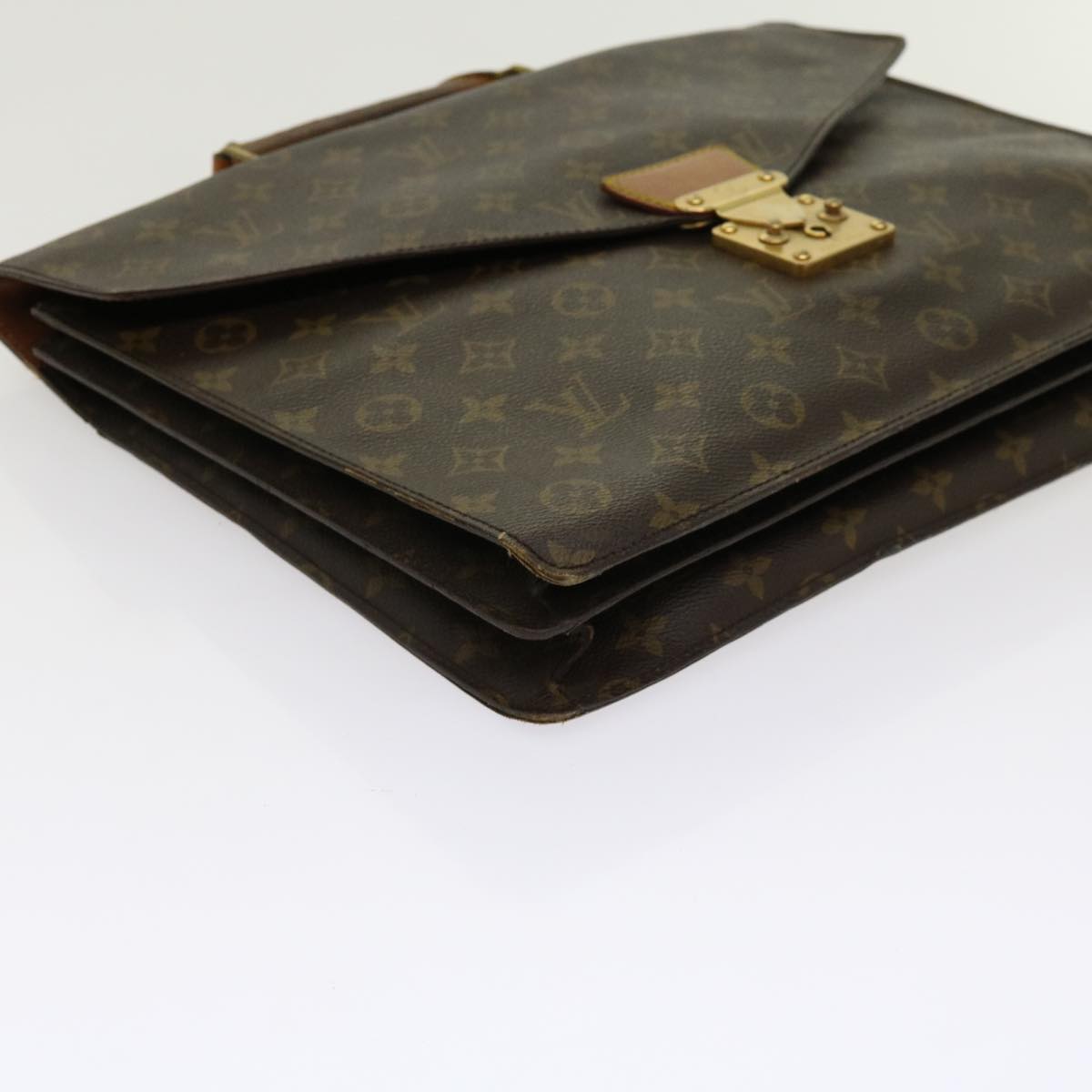 LOUIS VUITTON Monogram Serviette Conseiller Briefcase M53331 LV Auth ti1411