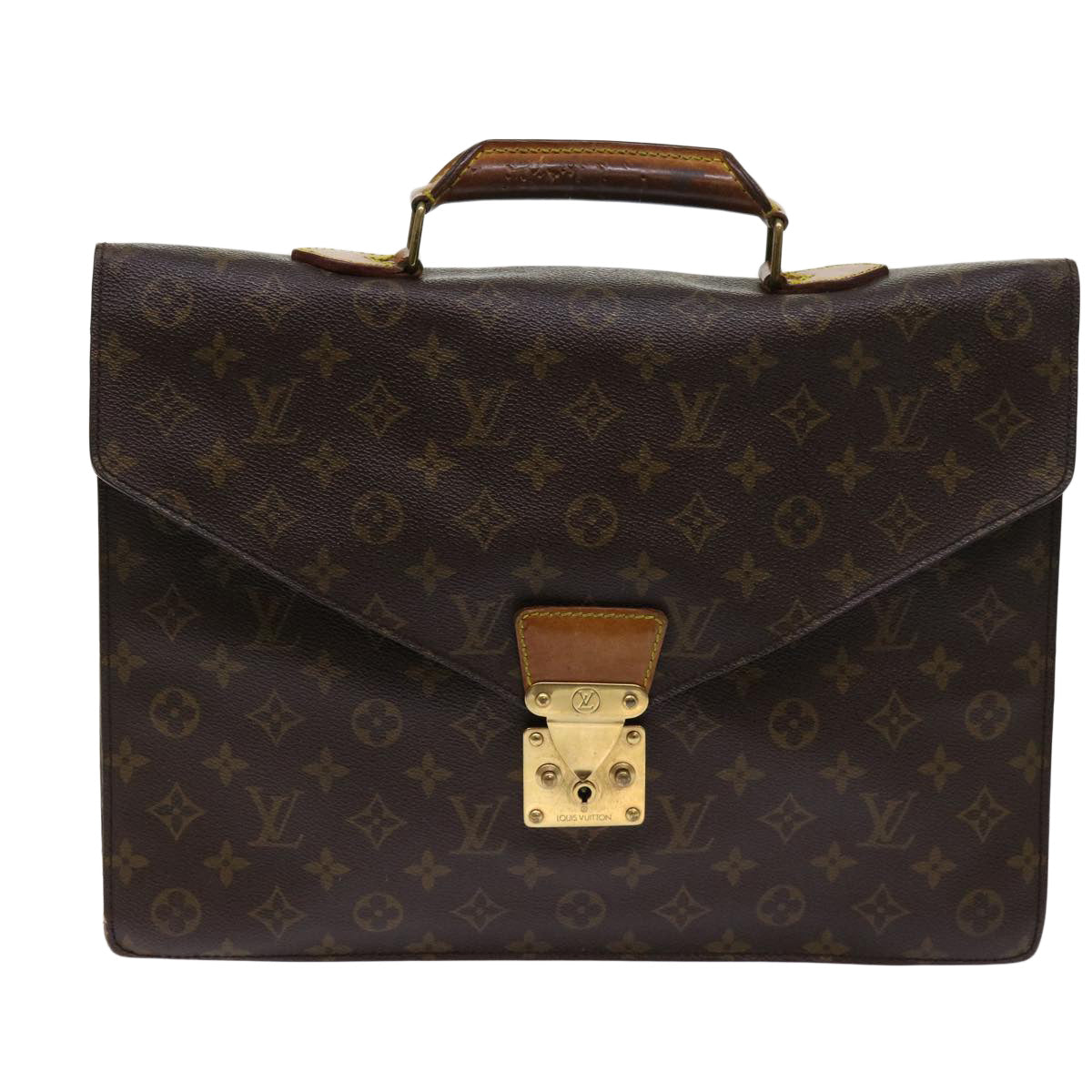 LOUIS VUITTON Monogram Serviette Conseiller Briefcase M53331 LV Auth ti1411