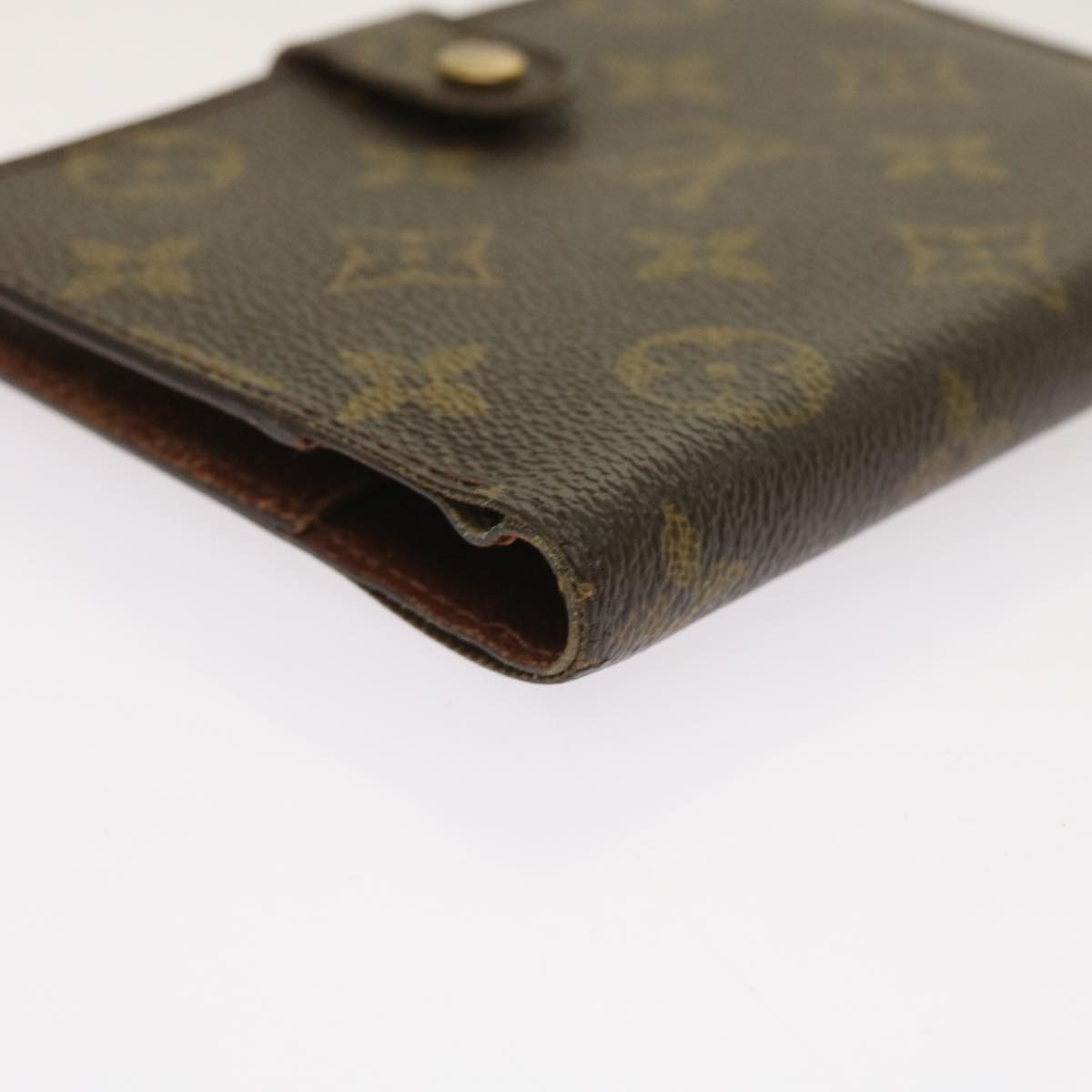 LOUIS VUITTON Monogram Agenda PM Day Planner Cover R20005 LV Auth ti1515