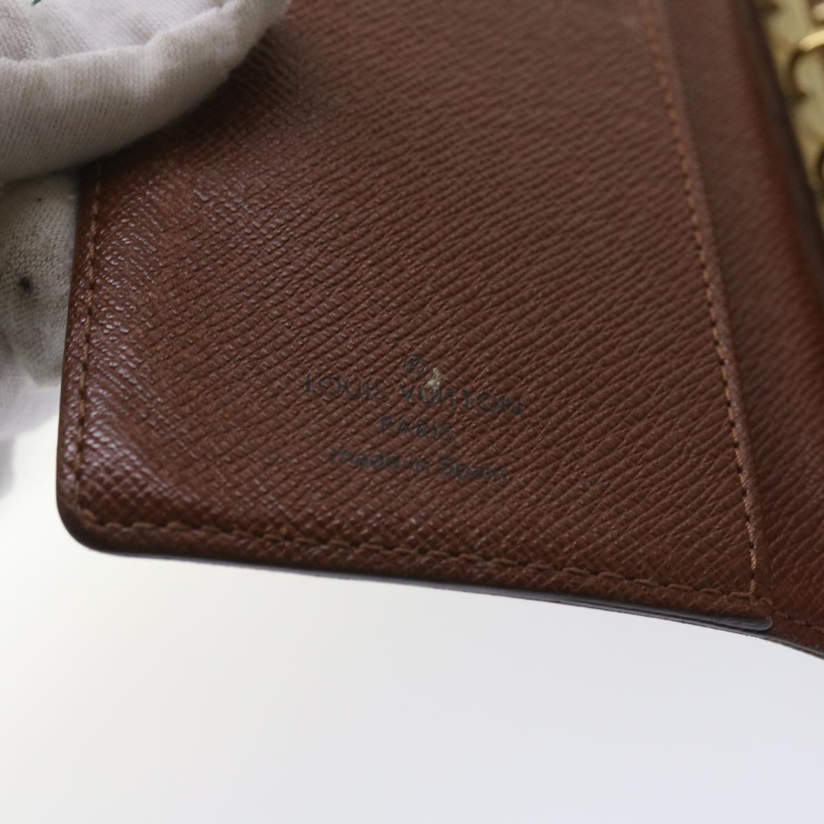 LOUIS VUITTON Monogram Agenda PM Day Planner Cover R20005 LV Auth ti1515