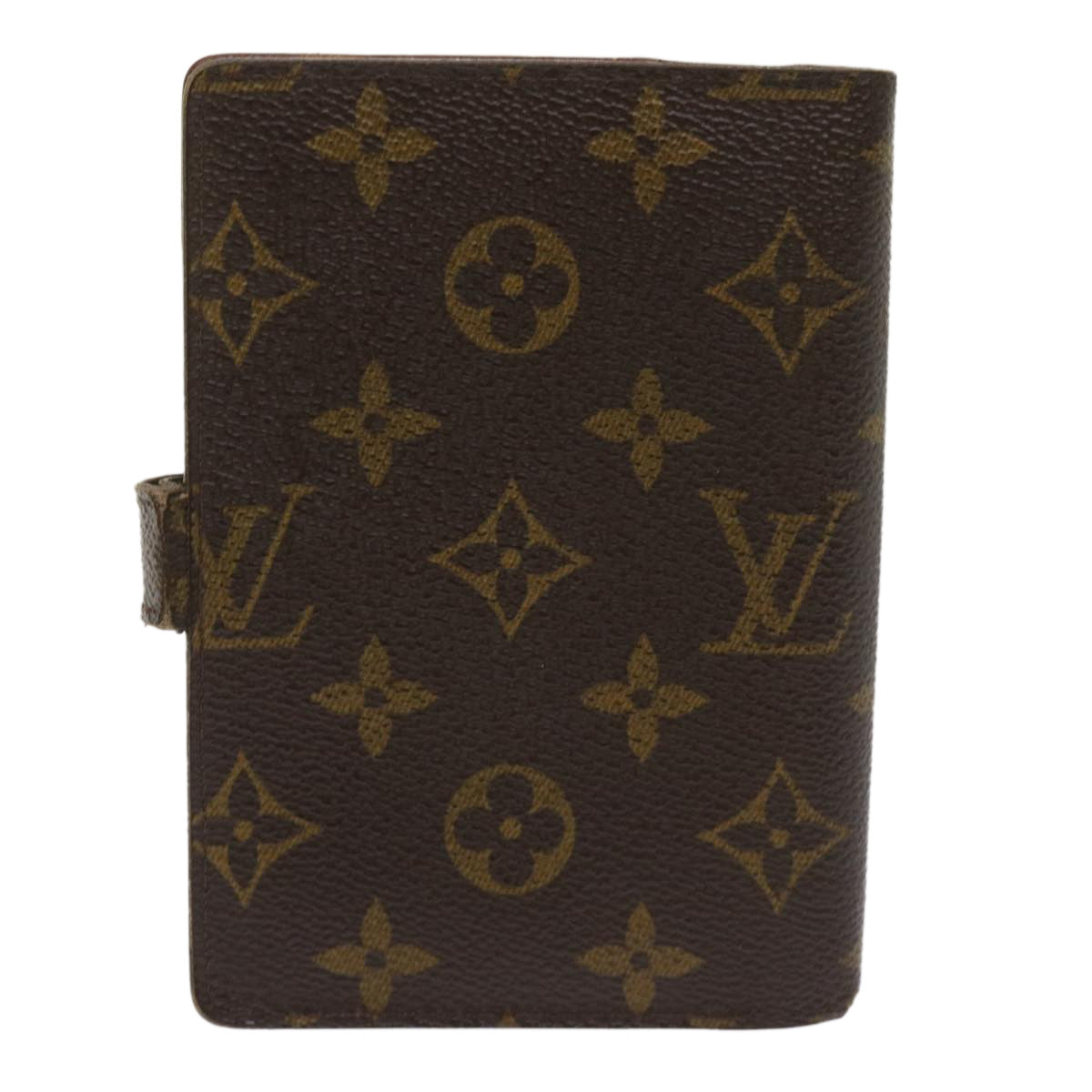 LOUIS VUITTON Monogram Agenda PM Day Planner Cover R20005 LV Auth ti1515