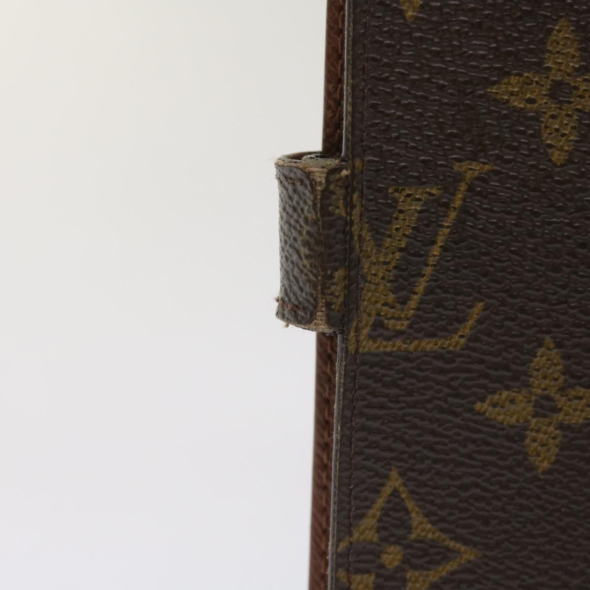 LOUIS VUITTON Monogram Agenda PM Day Planner Cover R20005 LV Auth ti1515