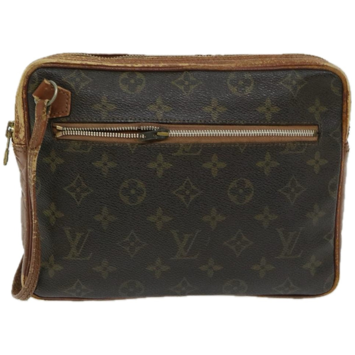 LOUIS VUITTON Monogram Pochette Sports Clutch Bag No.183 LV Auth ti1567