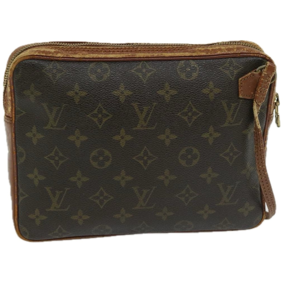 LOUIS VUITTON Monogram Pochette Sports Clutch Bag No.183 LV Auth ti1567