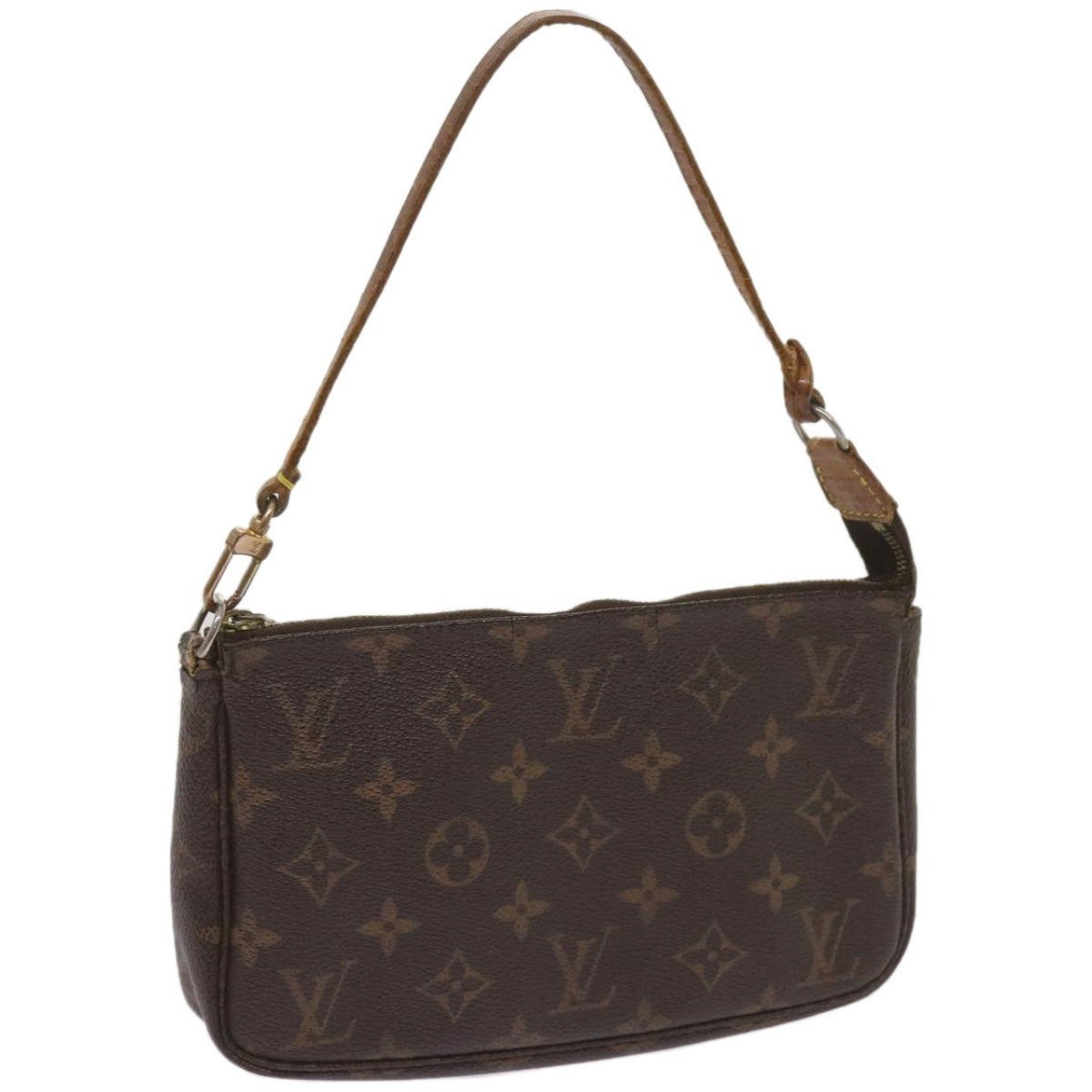 LOUIS VUITTON Monogram Pochette Accessoires Pouch M51980 LV Auth ti1570