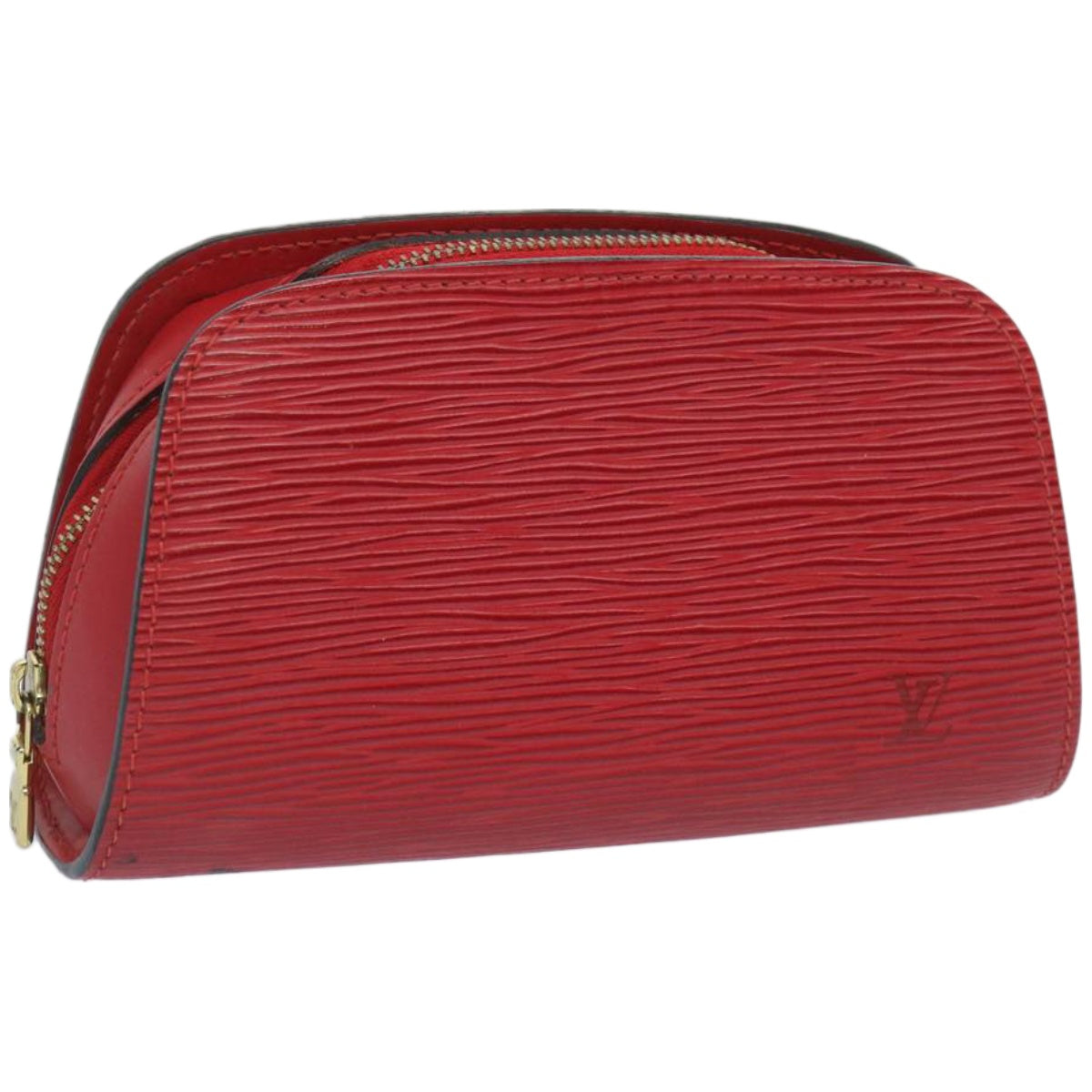 LOUIS VUITTON Epi Dauphine PM Pouch Red M48447 LV Auth ti1571