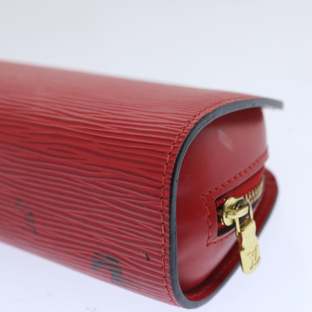 LOUIS VUITTON Epi Dauphine PM Pouch Red M48447 LV Auth ti1571