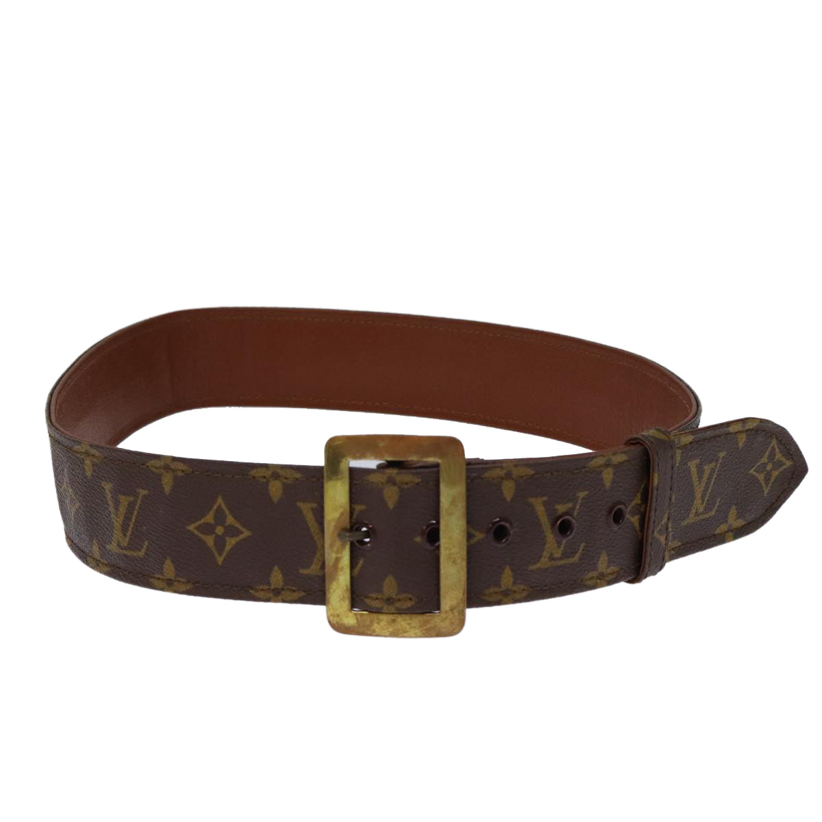 LOUIS VUITTON Monogram Ceinture Belt Old model  LV Auth ti1660