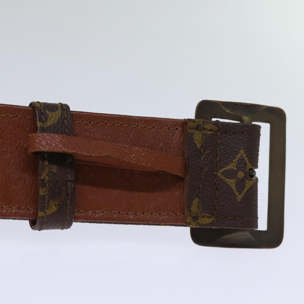 LOUIS VUITTON Monogram Ceinture Belt Old model  LV Auth ti1660