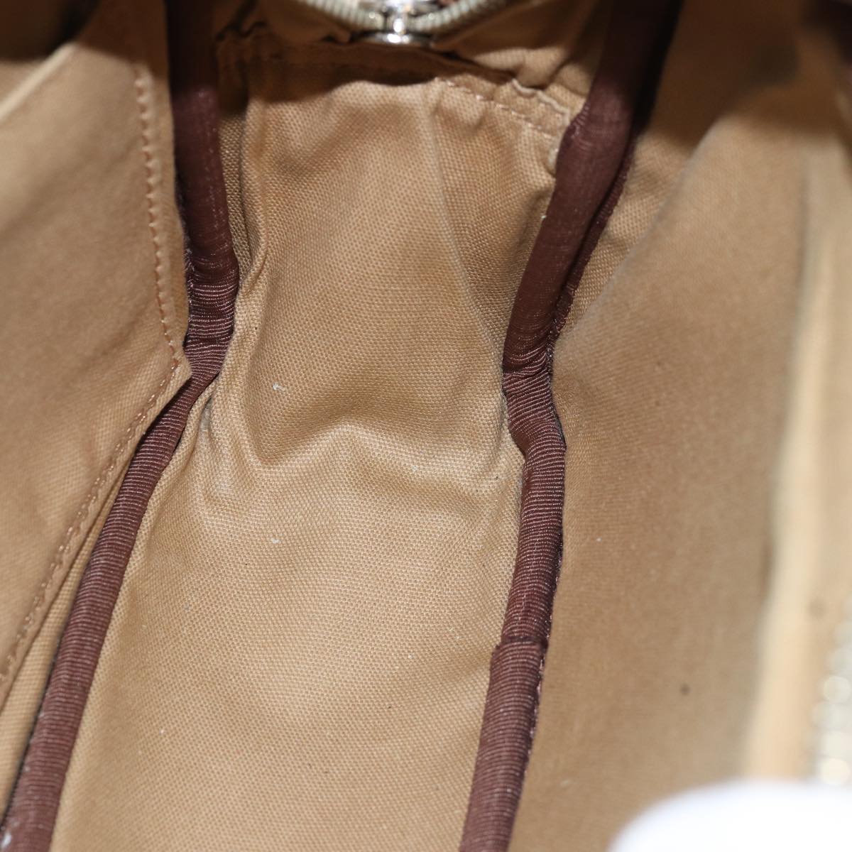 BURBERRY Nova Check Blue Label Shoulder Bag Canvas Beige Brown Auth ti1756