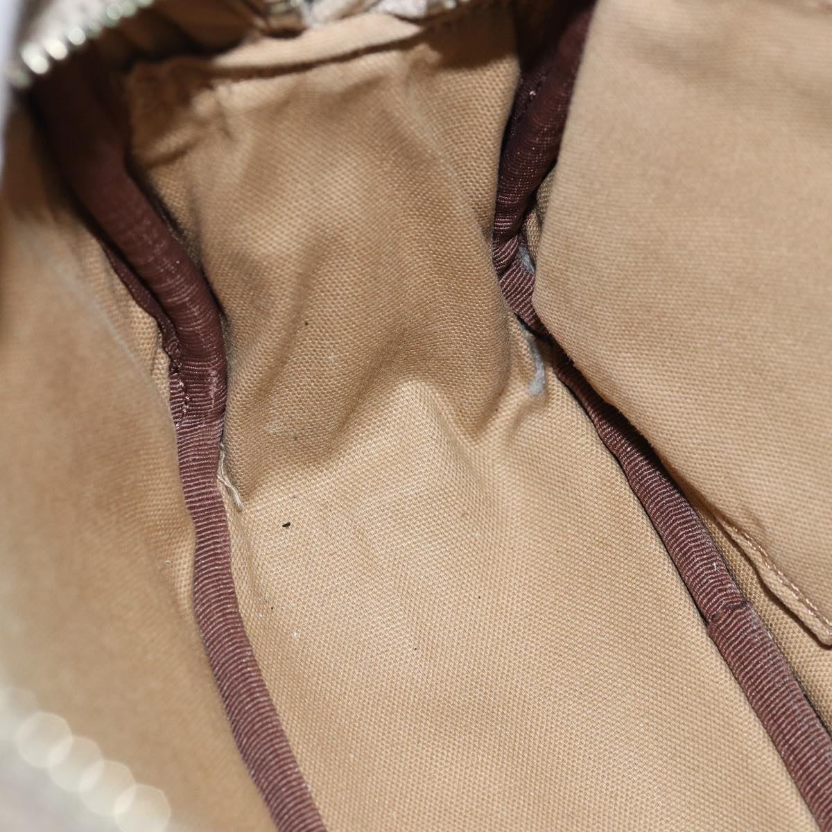 BURBERRY Nova Check Blue Label Shoulder Bag Canvas Beige Brown Auth ti1756