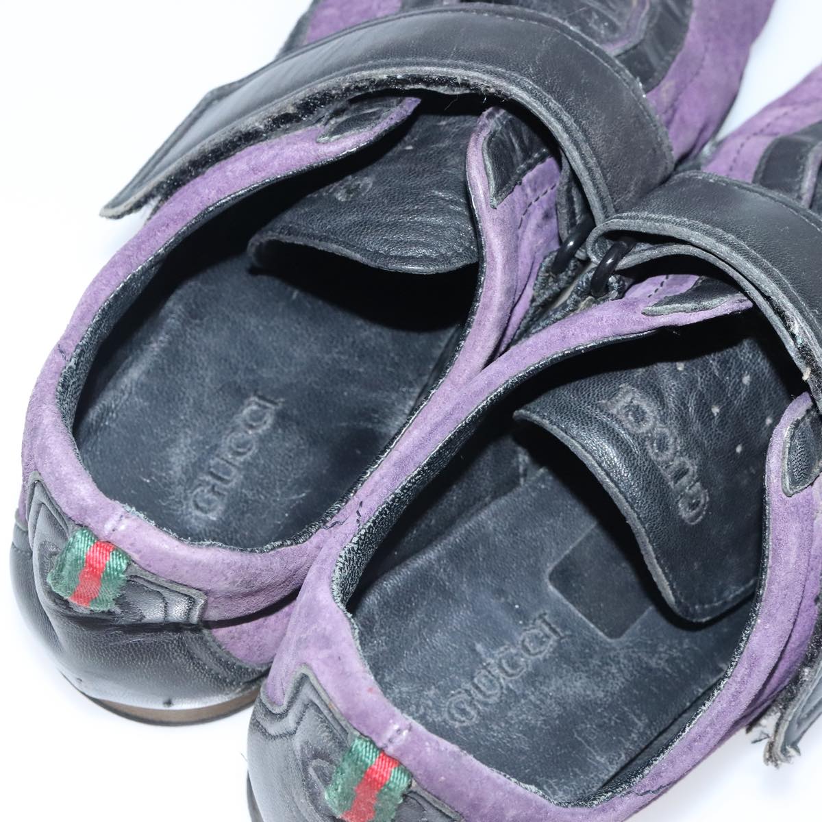 Christian Dior Gucci Shoes Suede Leather 3Set Purple Pink Auth ti2127