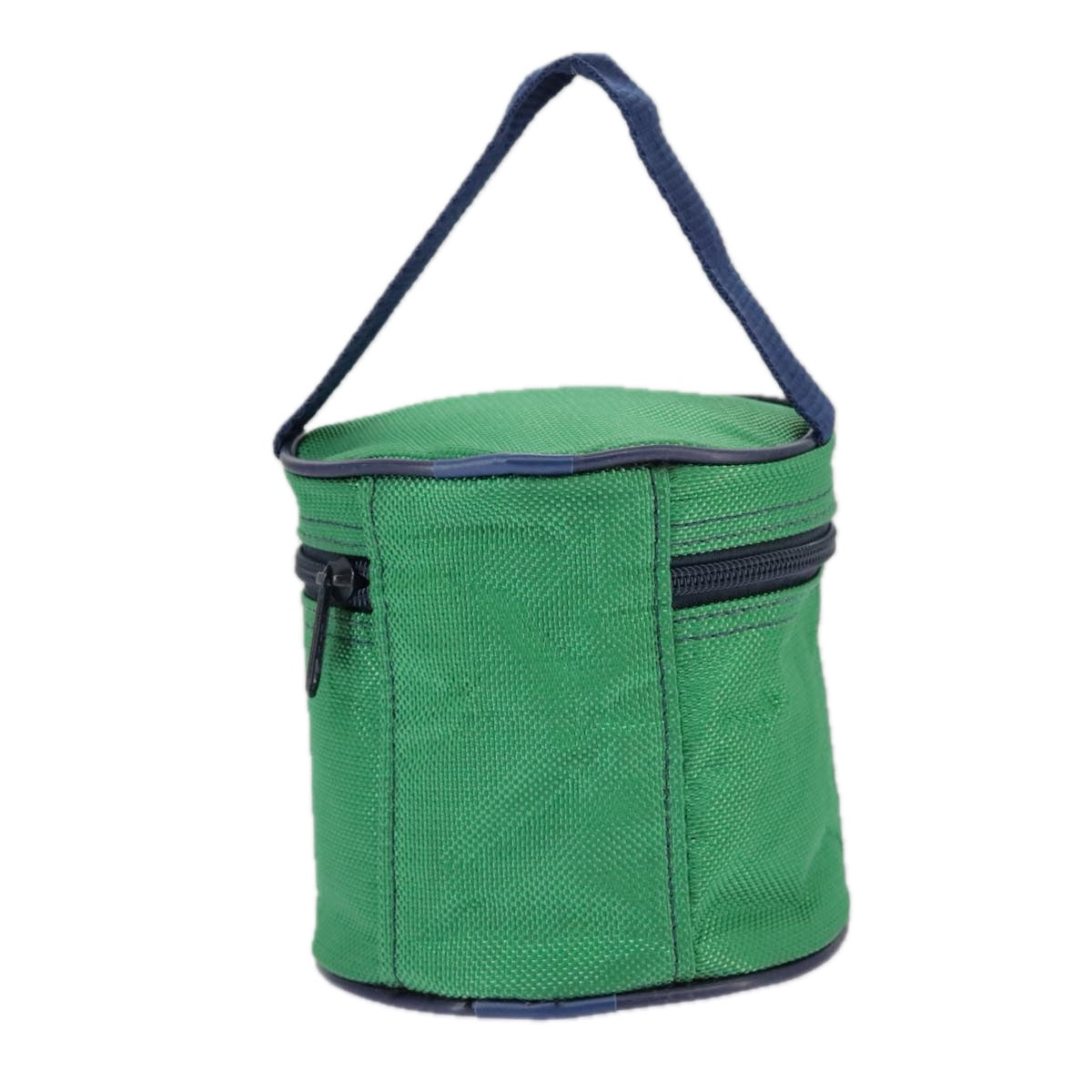 Burberrys hand Pouch Nylon Green Blue Auth ti2240