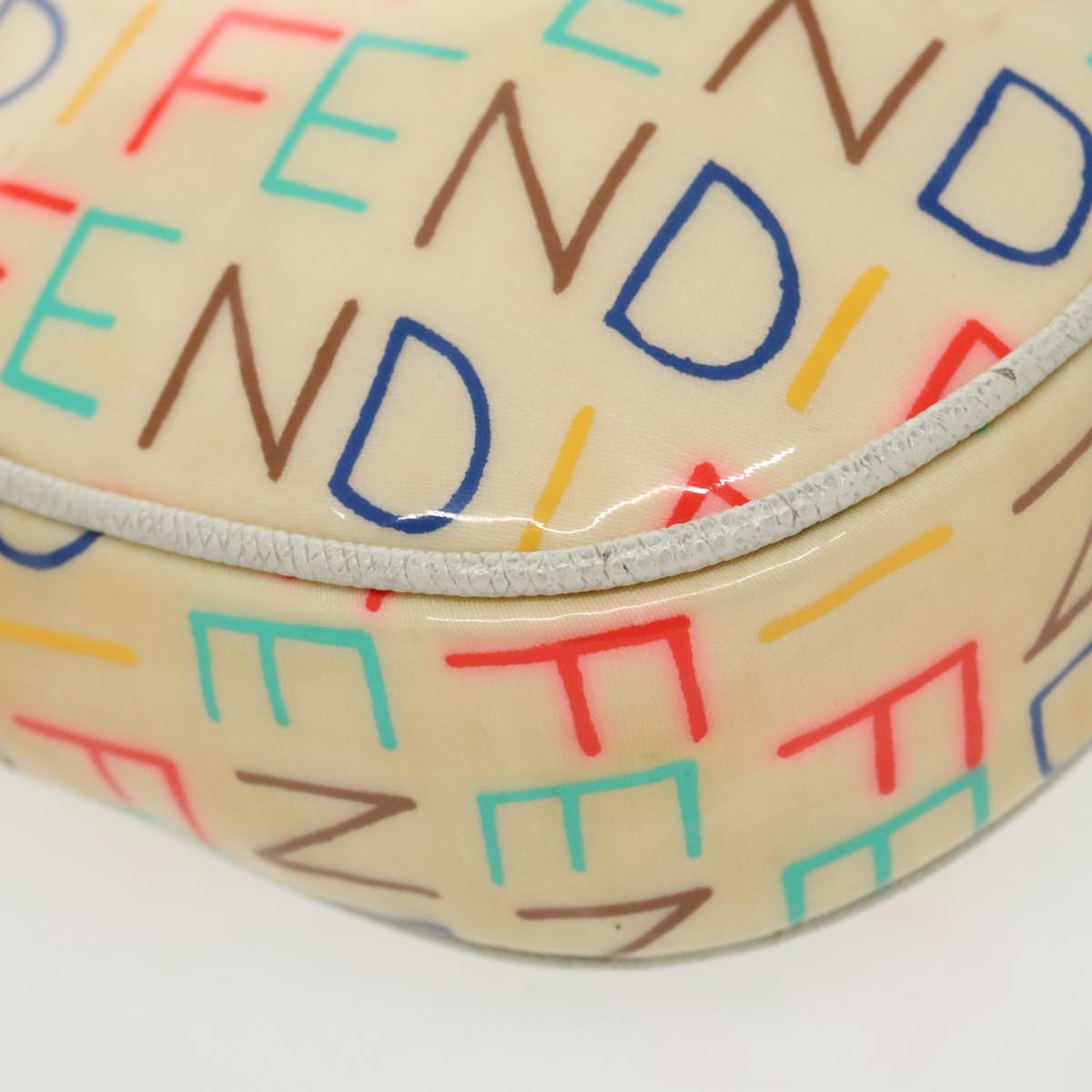 FENDI Shoulder Bag Vinyl Clear Auth ti2279