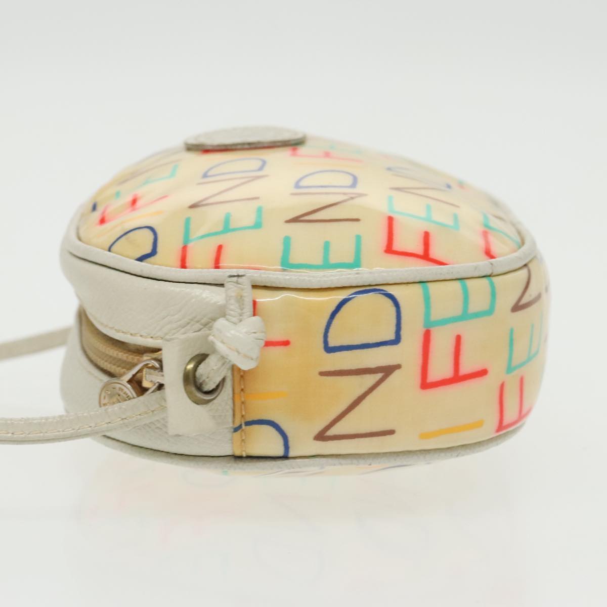 FENDI Shoulder Bag Vinyl Clear Auth ti2279