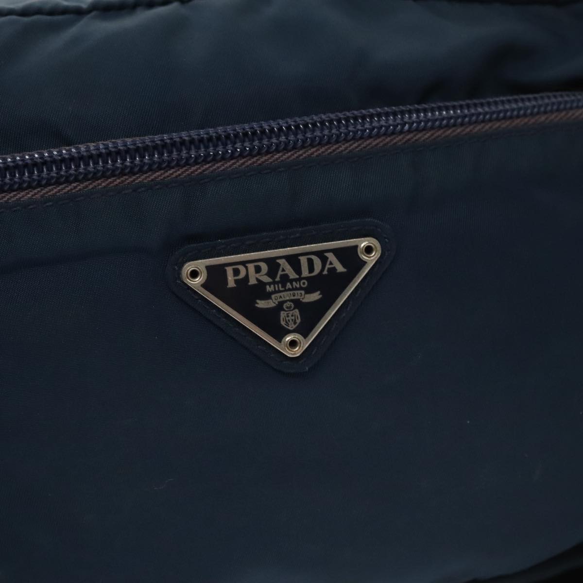 PRADA Shoulder Bag Nylon Navy Auth ti2438