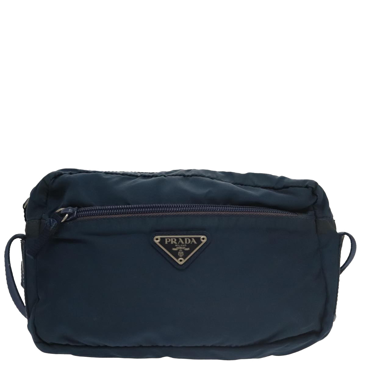 PRADA Shoulder Bag Nylon Navy Auth ti2438