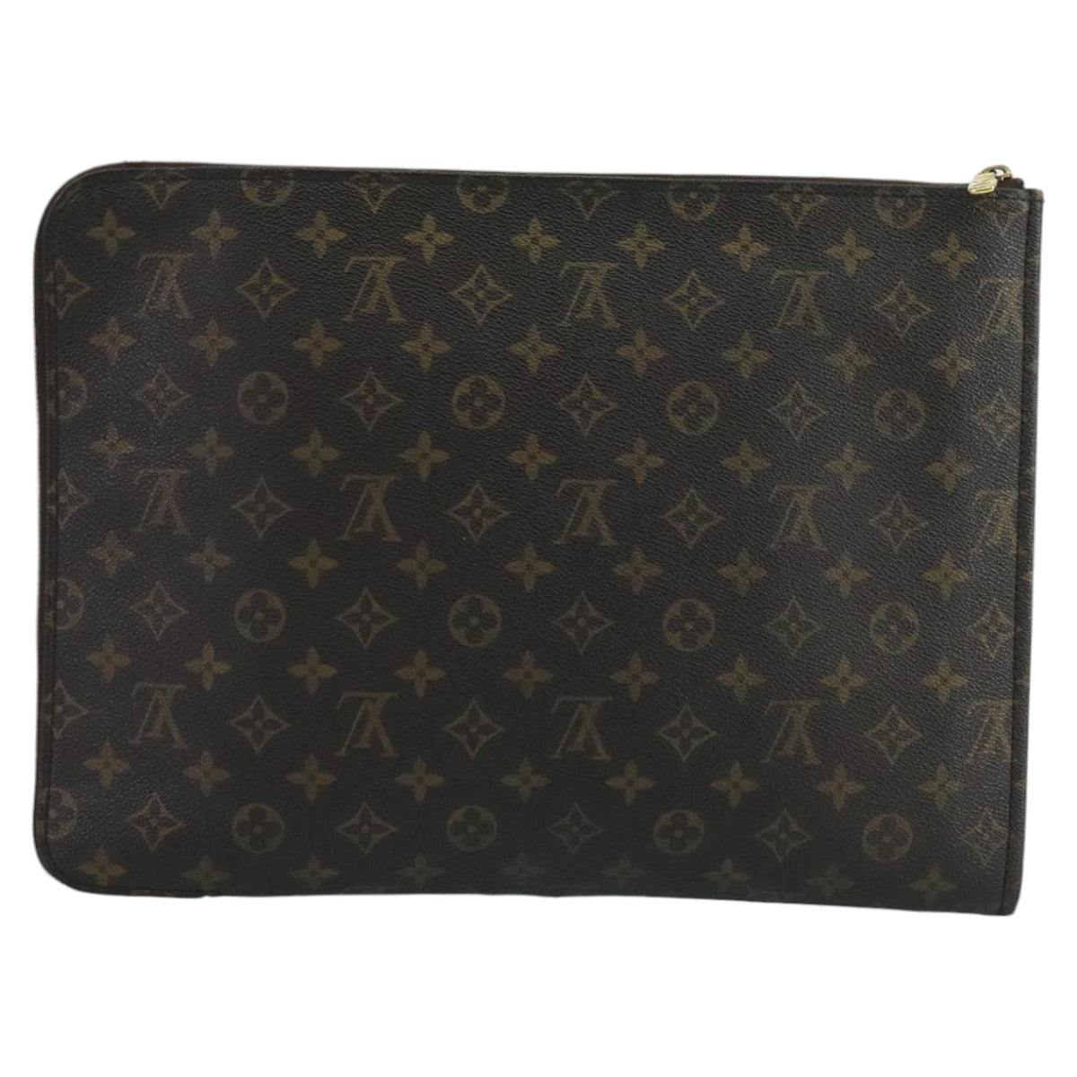 LOUIS VUITTON Monogram Posh Documents Clutch Bag M53456 LV Auth ti2444