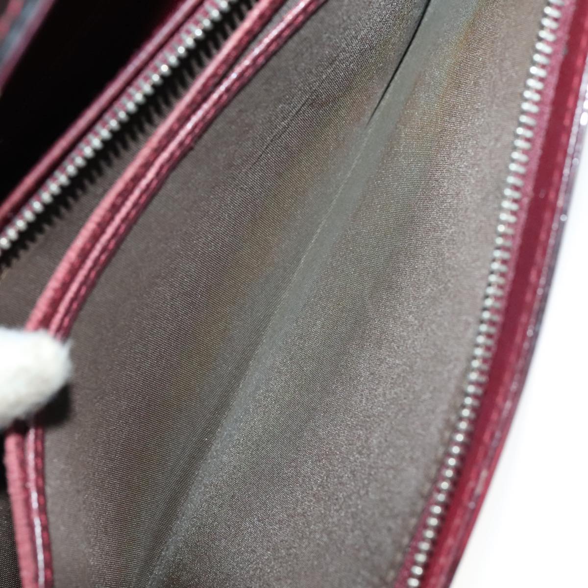 Christian Dior Trotter Canvas Wallet Enamel 3Set Beige Navy Bordeaux Auth ti2471