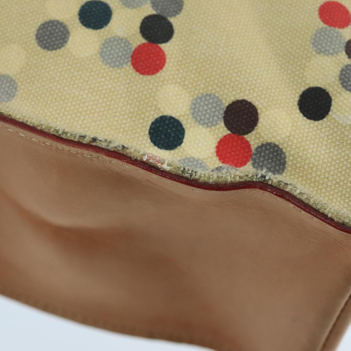 BURBERRY Blue Label Tote Bag Canvas Beige Auth ti2494