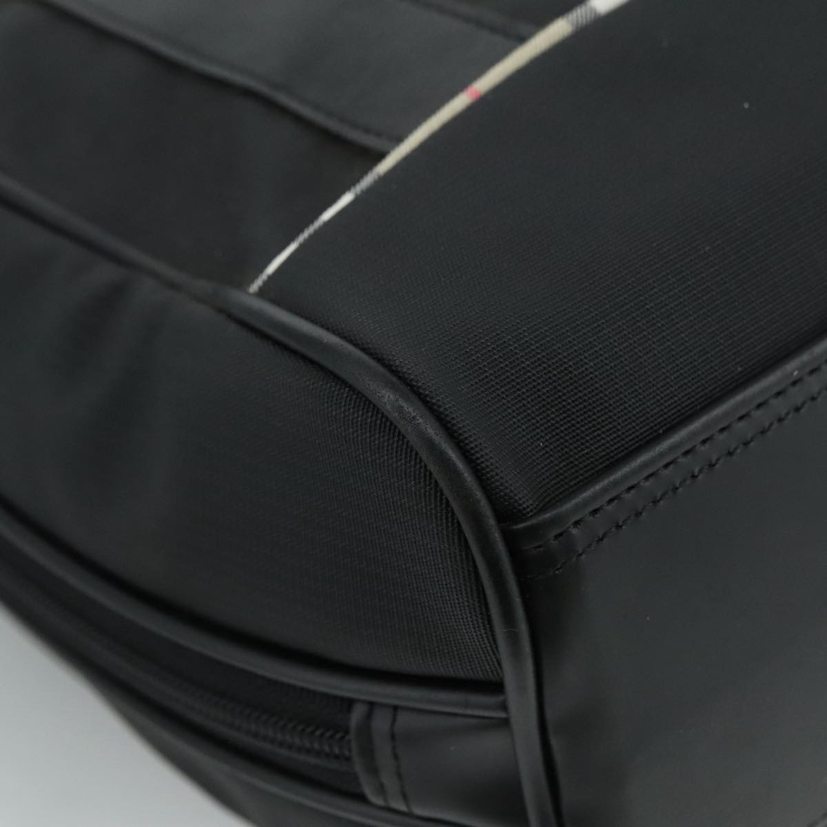BURBERRY Golf Hand Bag Nylon Black Auth ti2520
