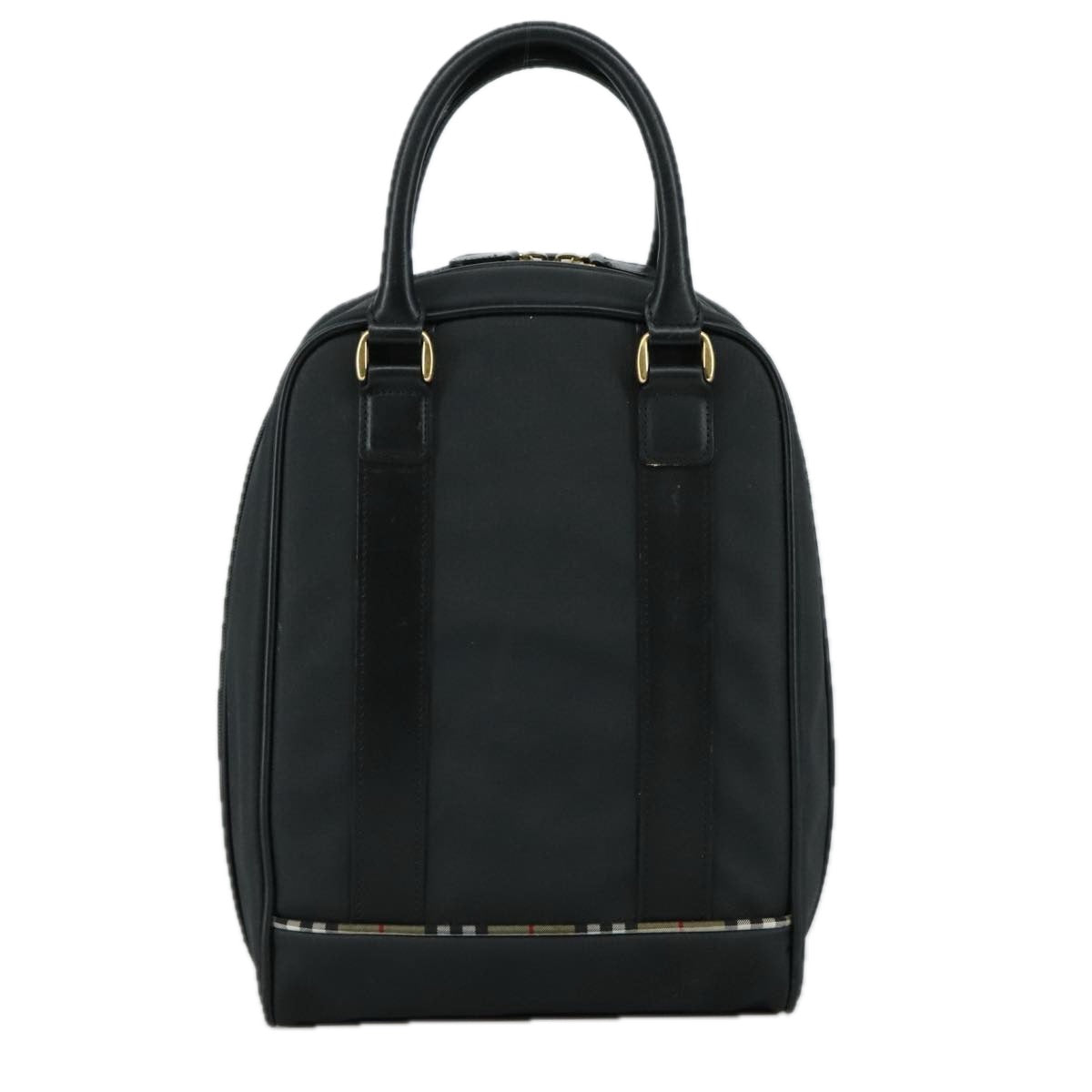 BURBERRY Golf Hand Bag Nylon Black Auth ti2520