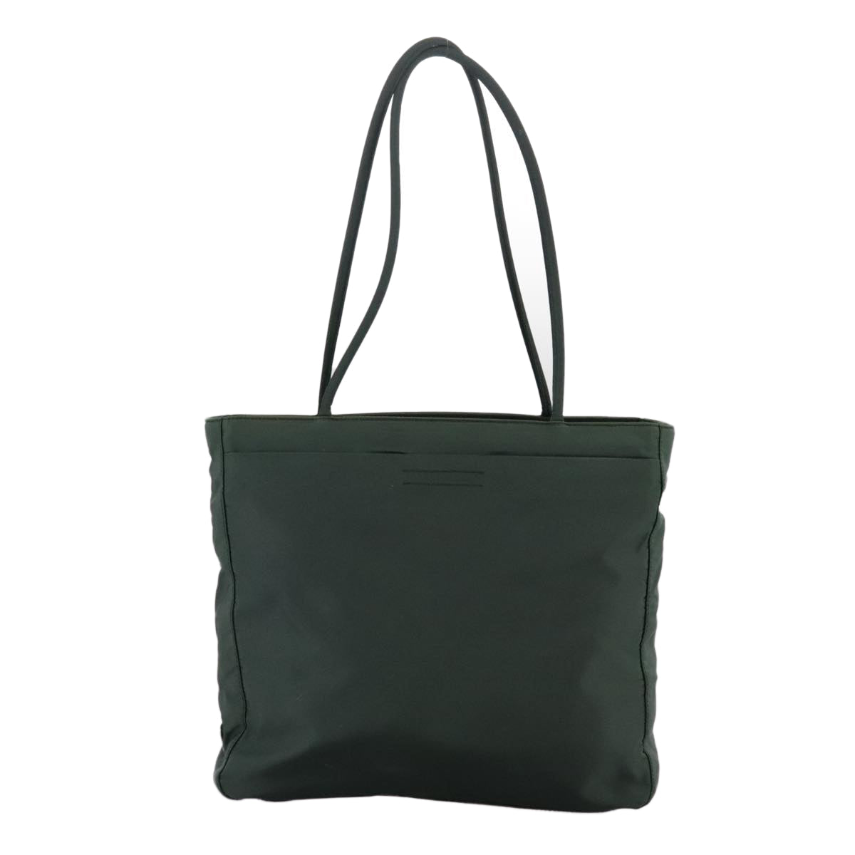 PRADA Tote Bag Nylon Green Auth ti2554