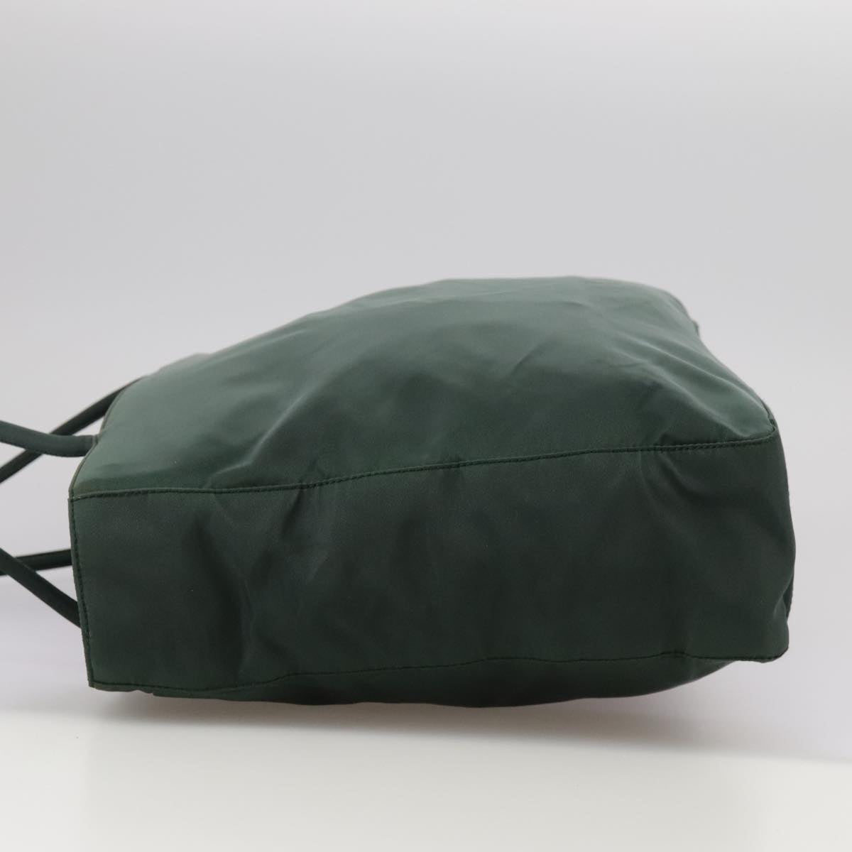PRADA Tote Bag Nylon Green Auth ti2554