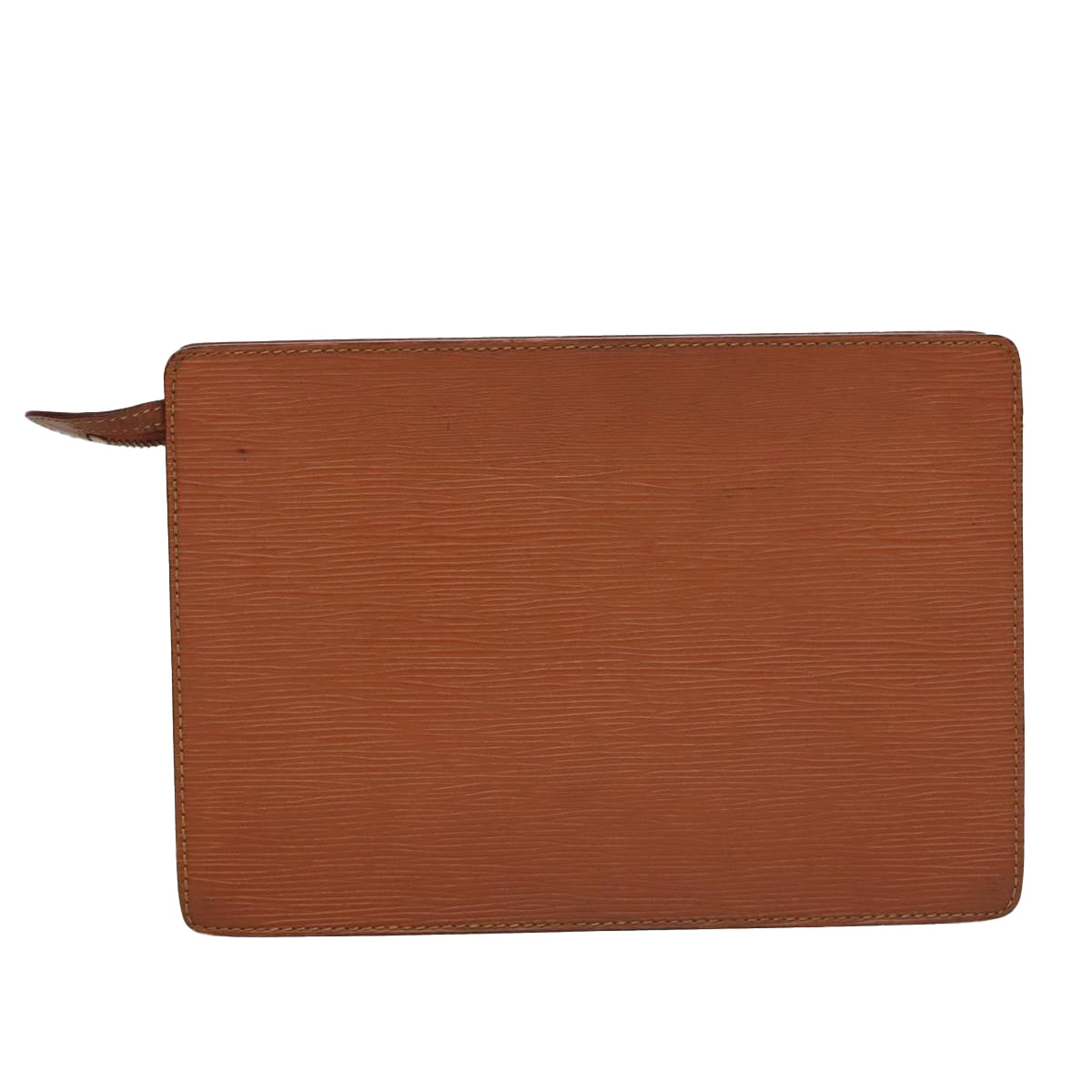 LOUIS VUITTON Epi Pochette Homme Clutch Bag Zipangu Gold M52528 LV Auth ti2611
