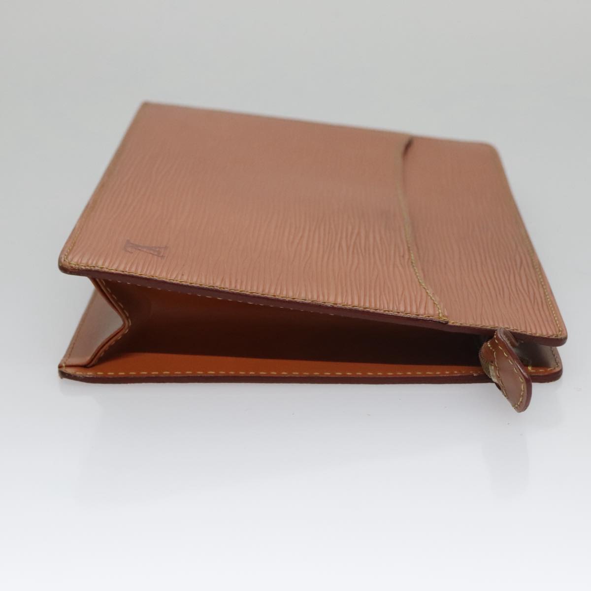 LOUIS VUITTON Epi Pochette Homme Clutch Bag Zipangu Gold M52528 LV Auth ti2611